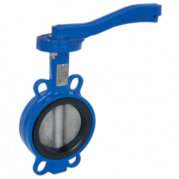 DI BODY SS DISC WAFER STYLE 4" BUTTERFLY VALVE W/ LEVER