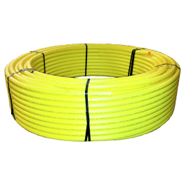 PE YELLOW GAS TUBING SDR-7 1/2" CTS 500' COIL
