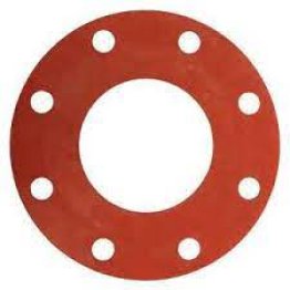 RED RUBBER FF GASKET 150# 5" 1/8" THICK