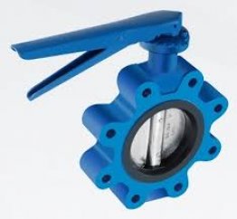 DI BODY SS DISC LUG STYLE 4" BUTTERFLY VALVE W/ LEVER