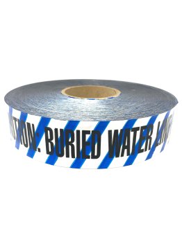 DETECTABLE TAPE "WATER" 2" X 1000' ROLL