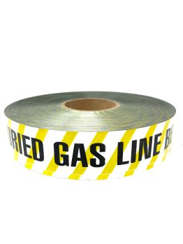 DETECTABLE TAPE "GAS" 2" X 1000' ROLL