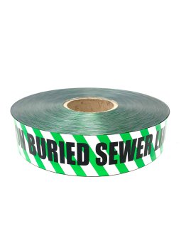 DETECTABLE TAPE "SEWER" 2" X 1000' ROLL
