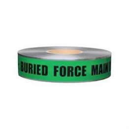 DETECTABLE TAPE "FORCE MAIN" 3" X 1000' ROLL