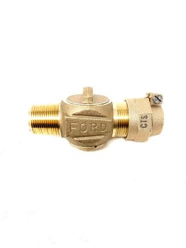 FORD BRASS CORP STOP 3/4" #F1000-3-NL CC X CTS