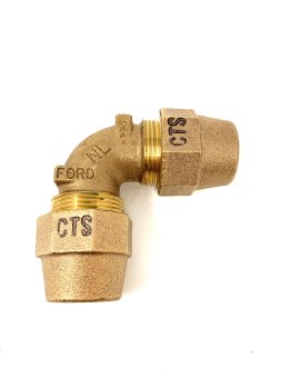 FORD BRASS 90 ELL 3/4" #L44-33-G-NL CTS X CTS