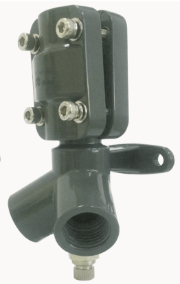 25MM AIRPIPE NON-VALVED ANGLED TWO-PORT FEMALE WALL BRACKET #2023