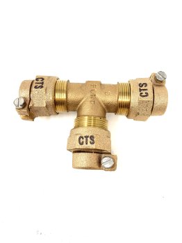 FORD BRASS TEE 2" #T444-777-NL CTS X CTS X CTS