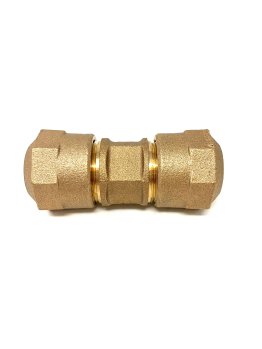 FORD BRASS COUPLING 3/4" #C44-33-Q-NL CTS X CTS