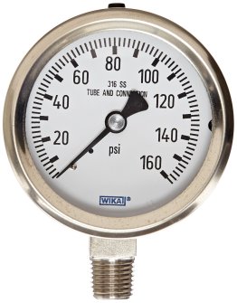 THERMOMETER 3" DIAL (0-250F) 2 1/2" STEM 1/2" NPT