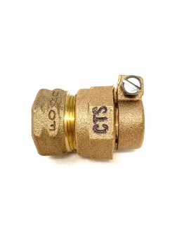 FORD BRASS FEMALE ADAPTER 3/4" #C14-33-NL FIPT x CTS