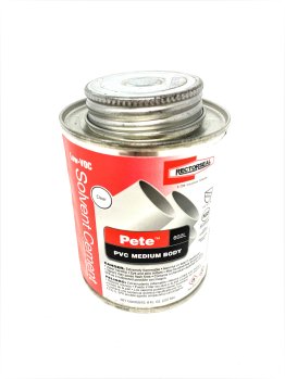 RECTORSEAL PVC CEMENT CLEAR 1/2 PT #55924 PETE 602L