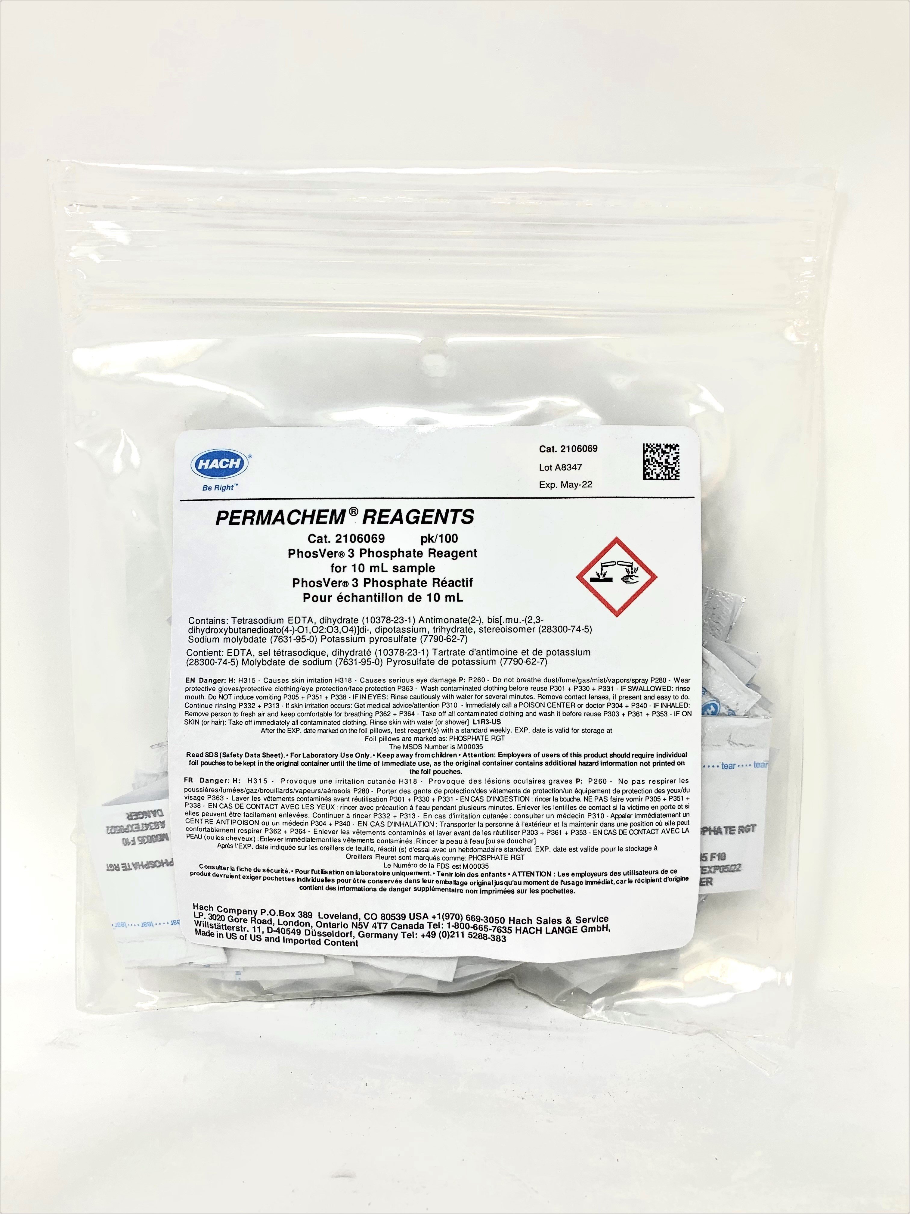 HACH PHOSPHATE REAGENTS 2106069