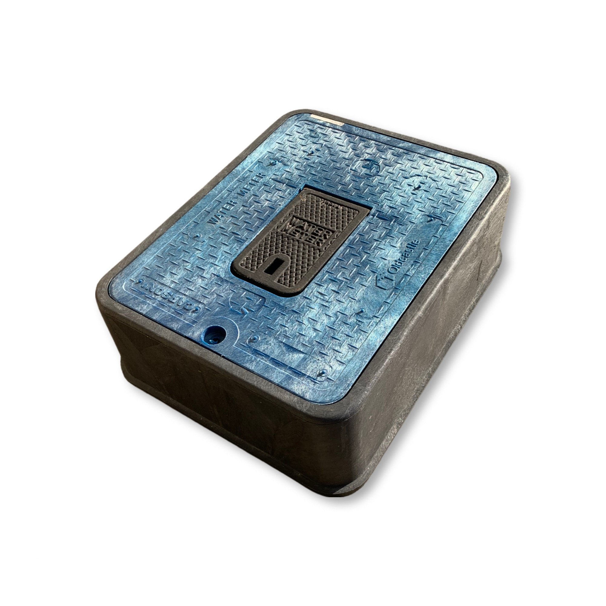 PVC JUMBO METER BOX W/ CI READER LID 00121026